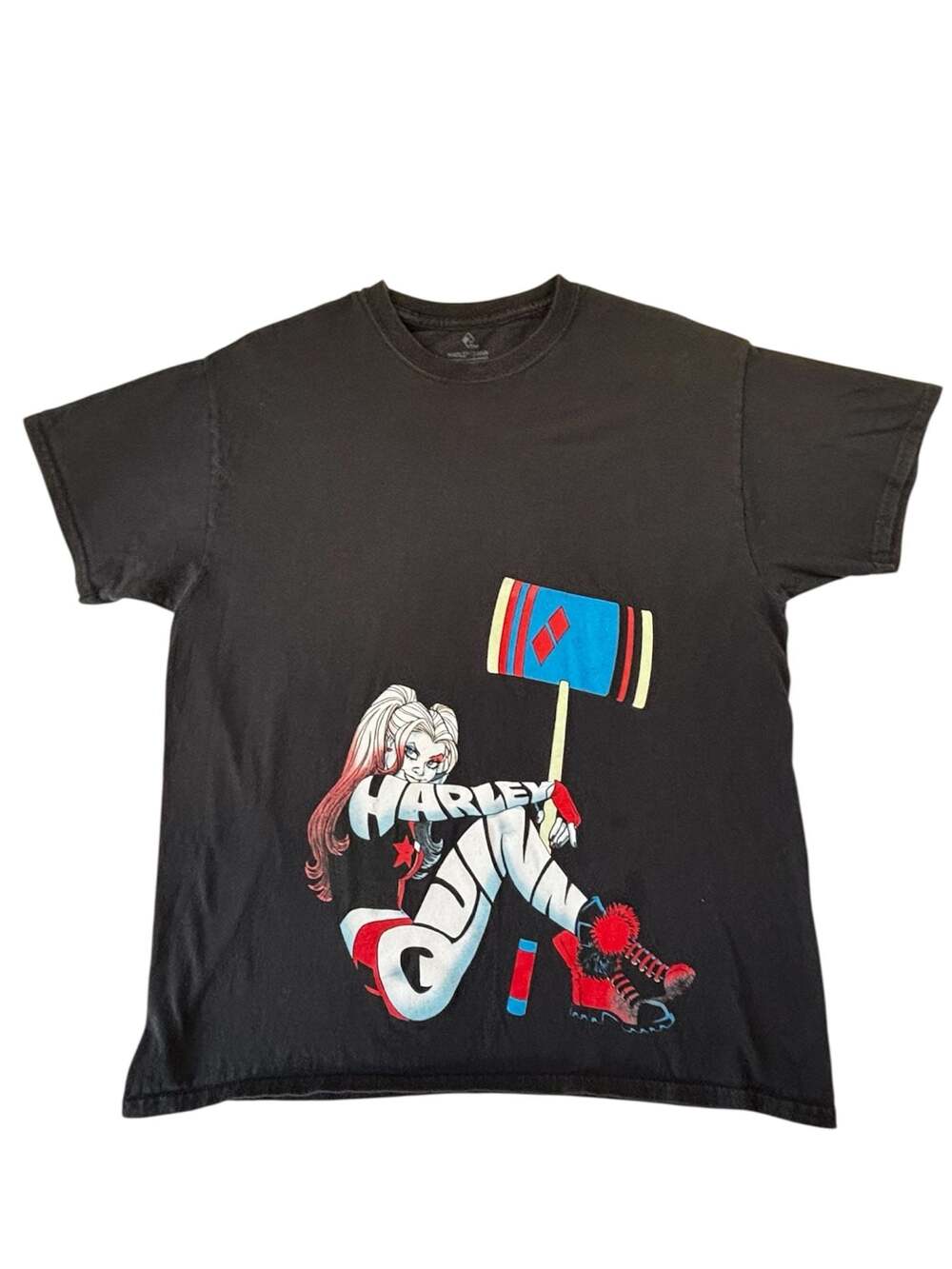 Harley Quinn Hammer Graphic T-Shirt Batman DC Comics Originals Men's Large